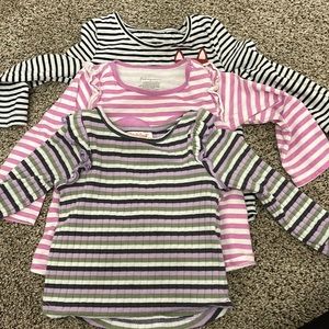 Babygirl stripped long sleeve set